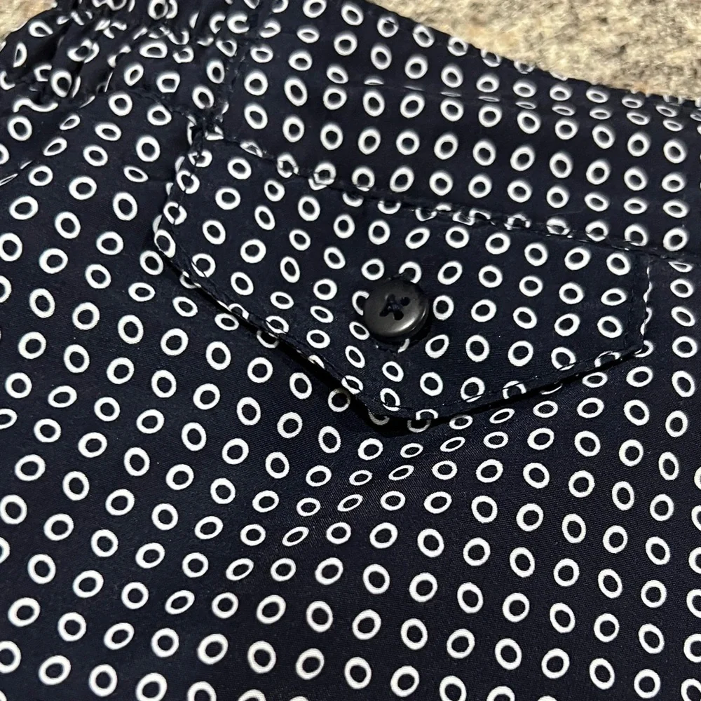Cremieux Black Patterned Swim Shorts Size XXL